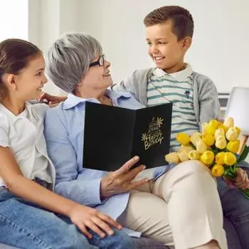 Yousheng 3D Pop Up поздравительные открытки ко дню рождения Поздравительная открытка с тортом на день рождения с поздравительной открыткой и конвертом Открытка на день рождения ручной работы