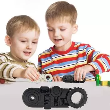 Yousheng 3D Printed Fidget Toy 5-in-1 Rotatable Gear And Gyroscopic Spinner Toy Portable Stress Relief Toy for All Ages Student Office Workers белый