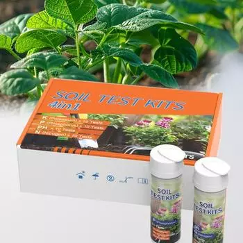 Yousheng 40 листов бумаги для анализа почвы 4 в 1 набор для анализа почвы на PH азот фосфор калий для помещений и улицы набор для анализа почвы для сада двора фермы