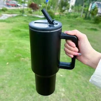 Yousheng 40 Oz крышка для стакана сменная герметичная крышка с трубочкой устойчивая к проливам крышка для стакана многоразовая защита от брызг для стакана Ice Bar Home Travel розовый