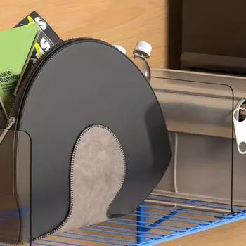 Yousheng 4/6/8 шт. перегородки для полок в шкафу, гладкая поверхность, закругленные края, простая установка, организация шкафа, прозрачные проволочные разделители для полок 8pcs