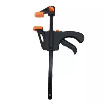 Yousheng 4-дюймовый быстрый фиксированный зажим для деревообработки F-типа плоскогубцы DIY плотник ручной инструмент оранжевый