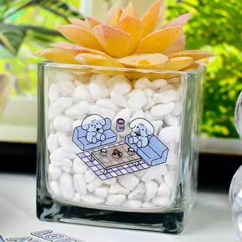 Yousheng 4 комплекта DIY 3D наклейки для дома с пинцетом для снятия стресса наклейки для ландшафтного дизайна Солнечная комната Библиотека Кошка Кафе Пекарня Телефон Ноутбук Декор B