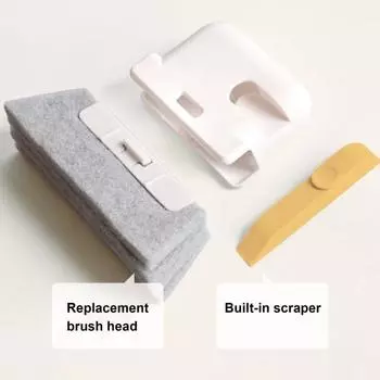 Yousheng 4 шт. 2 в 1 набор чистящих щеток съемный очиститель для оконных направляющих с прочной щетиной для удаления стойкой грязи 4pcs