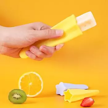 Yousheng 4 шт./комплект форм для мороженого в форме пятиконечной звезды, изысканное мастерство, инструмент для самостоятельного изготовления, креативная силиконовая форма для мороженого на палочке для дома