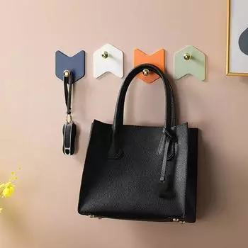 Yousheng 4 шт. крючки для хранения съемные вешалки для полотенец высокая несущая способность простая установка прямоугольный дизайн вешалки для халатов крючки для сумок