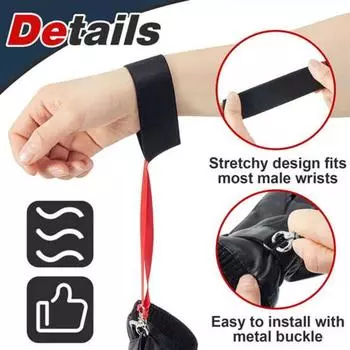 Yousheng 4 шт. лыжные перчатки ремень безопасности эластичные лыжные перчатки ремешок на запястье зимние спортивные перчатки держатель поводка лыжный аксессуар для катания на лыжах альпинизм S 4pcs