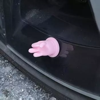 Yousheng 4 шт. OK Жест Крышка клапана шины Простая установка Высококачественная защита Смелый розыгрыш Подарок Прочный материал PLA Подходит для автомобилей Грузовиков Велосипедов жёлтый