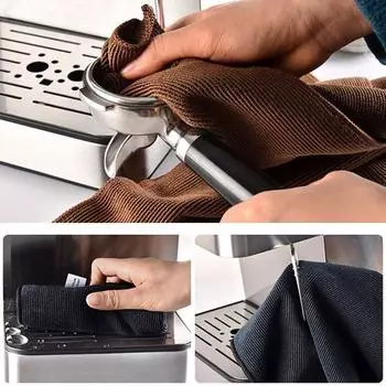 Yousheng 4 шт. Полотенце для бариста, супер впитывающее, многофункциональное, толстое, салфетка для чистки кофемашины для кухни A