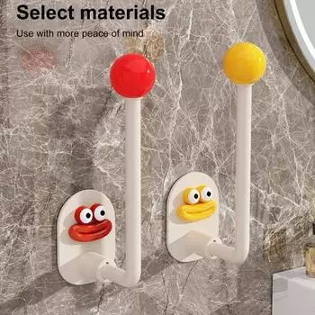 Yousheng 4 шт. самоклеящиеся настенные крючки прочные несущие креативные формы легко устанавливаются настенные вешалки для полотенец без перфорации 4pcs