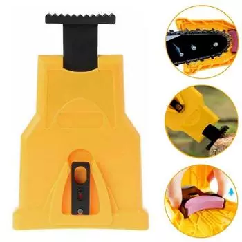 Yousheng 4 шт., точилка для цепей бензопил, портативная точилка для цепей, универсальная заточка для лезвий цепных пил 14/16/18/20 дюймов, быстрая заточка чёрный