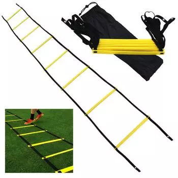 Yousheng 4m 8 Rung Agility Speed Power Training Ladder Soccer Fitness Exercise Rope Tool 3M