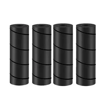 Yousheng 4Pcs Anti-collision Bed Frame Toe Protectors Table Leg Cushion Hard Furniture Legs Guards Thread Design No Adhesive or Glue Easy Installation чёрный