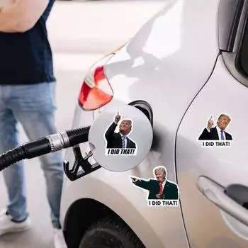 Yousheng 50/100/200 шт. наклейки Трамп «Я сделал это» наклейка на бензоколонку забавные картинки ПВХ виниловые водонепроницаемые наклейки на окна грузовики 50pcs F