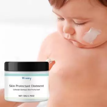 Yousheng 50 г крем для чувствительной кожи для младенцев, нежирная успокаивающая мазь от покраснений, увлажняющий крем для чувствительной кожи для сухих участков белый