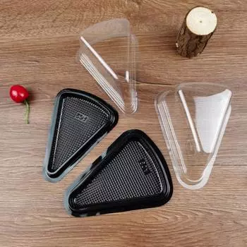 Yousheng 50 шт. коробка для торта герметичная треугольная мини индивидуальная коробка для лунных пряников аксессуары для выпечки L