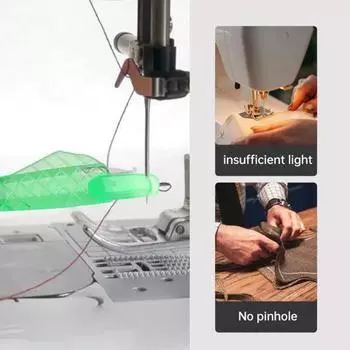 Yousheng 50 шт. нитевдеватель автоматическая швейная машина «рыбий рот» быстрый инструмент для заправки нити простой ручной швейный петля самозаправитель нити 50pcs зелёный