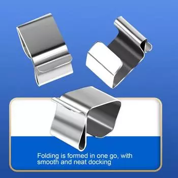 Yousheng 50 шт. рождественские огни крючки для желобов праздничные огни крючки для крыши нержавеющие простые в установке светодиодные клипсы рождественские огни подвески для желобов 50pcs