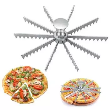 Yousheng 5/6/7/8/10/12 маркер для пирога направляющая из алюминиевого сплава и разделитель порций резак для торта инструменты для выпечки пиццы чизкейка пирога A