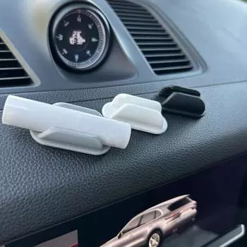 Yousheng 5 шт. автомобильный держатель для бальзама для губ силиконовый держатель для помады для автомобиля органайзер для помады автомобильная стойка для хранения бальзама для губ чёрный