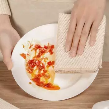 Yousheng 5 шт. кухонные полотенца однотонные полотенца для посуды со шнурком впитывающие полотенца для рук тряпки для уборки для домашних задач 5pcs розовый