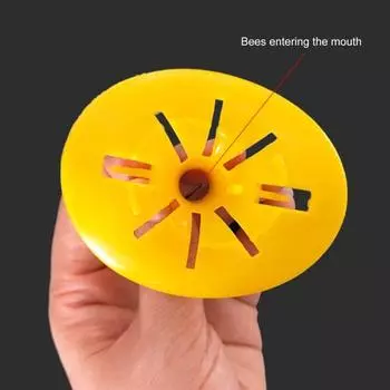 Yousheng 5 шт. ловушки для ос, смертельная воронка, пластиковые внутренние и уличные многоразовые ловушки для ос для террас жёлтый