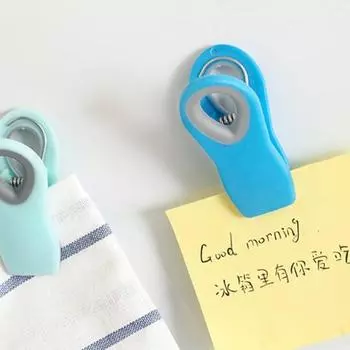 Yousheng 5 шт. магнитные зажимы для холодильника, сильные магнитные противоскользящие зажимы для чипов, влагостойкие, герметичные зажимы для пакетов для хранения продуктов розовый