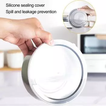 Yousheng 5 шт. миска для хранения еды, легко чистящаяся многофункциональная миска из нержавеющей стали для дома, кухни, кемпинга, пикника