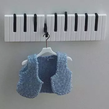 Yousheng 5 шт. Пластиковые мини-вешалки 1/6 1/12 сушилка для одежды для кукол модель набора кукольная мебель украшения разноцветные аксессуары для кукольного гардероба чёрный