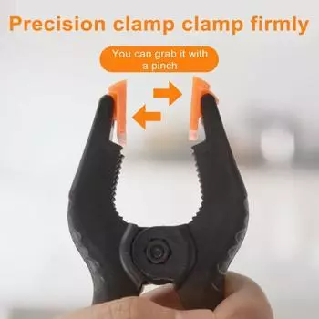 Yousheng 5 шт. Пластиковые пружинные зажимы, прочные фиксирующие зажимы для поделок, подставка для фона, деревообработка, фотостудии, домашнее использование S 5pcs