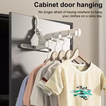 Yousheng 5 шт. складные вешалки для одежды высокая прочность прочная несущая способность не деформируется портативный органайзер для одежды крючки для хранения 5pcs