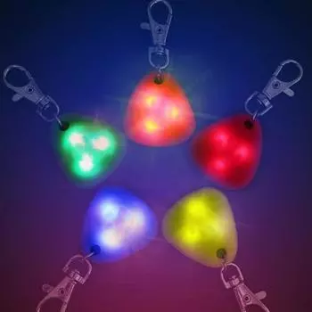 Yousheng 5 шт. светодиодный ошейник для собак на батарейках, водонепроницаемый силиконовый зажим для собак, фонарь для кемпинга, ночных прогулок