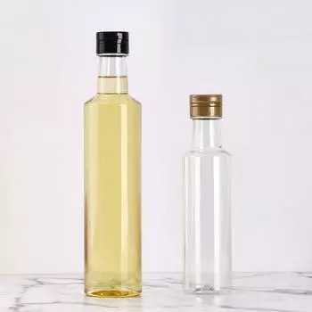 Yousheng 5 шт. Woozy бутылки прозрачный соус Woozy бутылки пластиковые пустые бутылки для напитков с герметичной крышкой для масла уксуса сироп 250ml чёрный