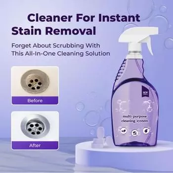Yousheng 6/12/18/24 шт. Экологичное чистящее спрей-моющее средство, универсальное средство для удаления пятен, многоцелевое чистящее средство с бутылкой 500 мл A
