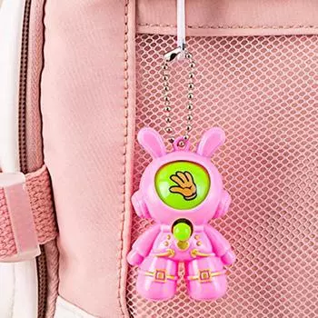 Yousheng 6/30 шт. Кролик-астронавт, игрушка для гадания пальцем, пресс-игра «Камень, ножницы, бумага», мультяшный брелок с цепочкой из бусин, подарок для детей и взрослых, сувениры на вечеринку 6pcs