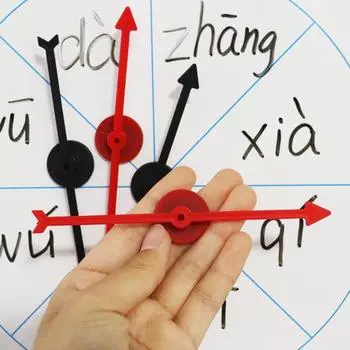 Yousheng 6 шт., большой вертушка со стрелой и присоской, прочный пластиковый указатель, инструменты для семейной вечеринки, настольная игра, реквизит для обучения математике в классе