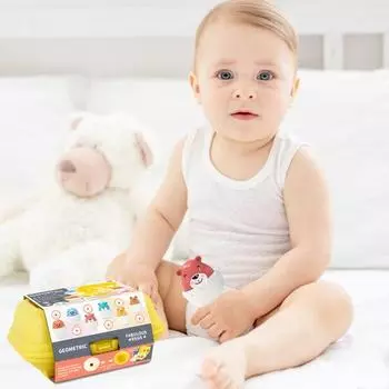 Yousheng 6 шт./компл. Детская игрушка для сопоставления яиц, дошкольное обучение цветам животных, обучающая игра-симуляция сортировки яиц для малышей, мальчиков и девочек, подарок A