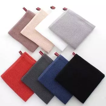 Yousheng 6 шт. кухонная ткань для чистки посуды износостойкие ультра-мягкие высокоабсорбирующие быстросохнущие полотенца для посуды 6pcs чёрный