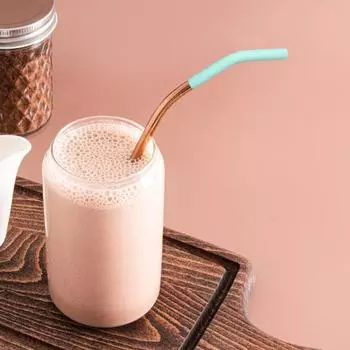 Yousheng 6 шт. силиконовые насадки для соломинок, гибкие многоразовые чехлы для соломинок пищевого качества, сменный наконечник для соломинки для локтя для соломинок из нержавеющей стали Hydraflow белый