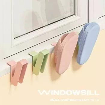 Yousheng 6 шт. сушилка для обуви для дома и улицы, балконная перекладина, крепление для оконной рамы, подвесная спортивная обувь, сушилка для тапочек, органайзер, вешалка белый