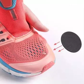 Yousheng 6 шт. заплатка для обуви, круглая, 3 размера, самоклеящаяся, износостойкая, универсальная, спортивная, повседневная обувь на высоком каблуке, комплект наклеек для ремонта верха серый