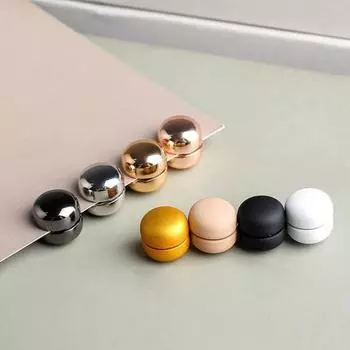 Yousheng 8 пар магнитных булавок для шарфов, высокопрочные однотонные мини-размеры, легкие многоцелевые сильные магнитные булавки, аксессуары A