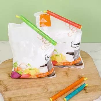 Yousheng 8Pcs Bag Sealer Stick Food Sealer Clamp Stay Fresh Plastic Closer Sticks Eco-friendly Airtight Chip Clips Food Storage Sealers 8pcs