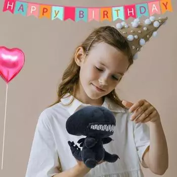 Yousheng Alien Мягкая игрушка-зверь с застежкой-молнией и ртом из фильмов Коллекция Кукла Многофункциональная декоративная подушка для комнаты Подарки для детей-фанатов A