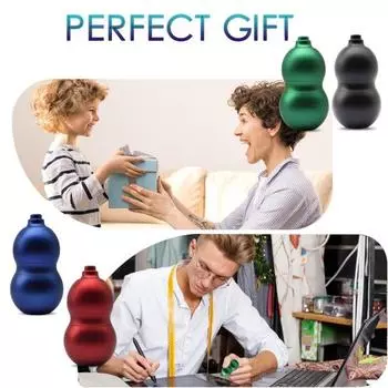 Yousheng алюминиевый сплав тыква игрушка-фиджет портативная снятие стресса тревожности дети подростки взрослые 3-в-1 тыква слайдер спиннер кликер EDC сенсорная игрушка чёрный