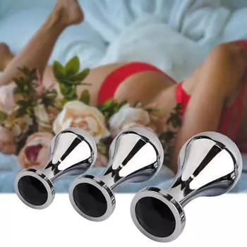 Yousheng Анальная пробка Универсальная быстрая адаптация Металлическая Анальная пробка Секс-игрушка для пар M