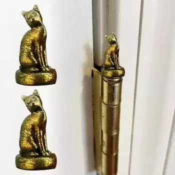 Yousheng Animal дверная петля Topper смоляная кошачья петля головка украшения бронзовая мини кошачья дверная петля магнит для корпусной мебели Cat