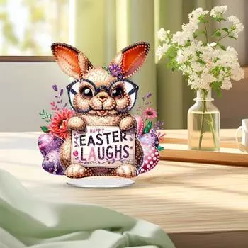 Yousheng Animal Faux Diamond Painting Kit DIY Colorful Rhinestones Painting Special Shaped Rhinestones Desk Decoration Craft Kit for Adults Home Decor C