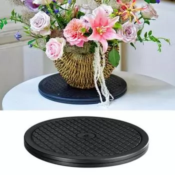 Yousheng Art Turntable 360 Degree Rotatable Heavy Duty Easy Access Handmade Clay Sculpture Turntable School Supplies чёрный