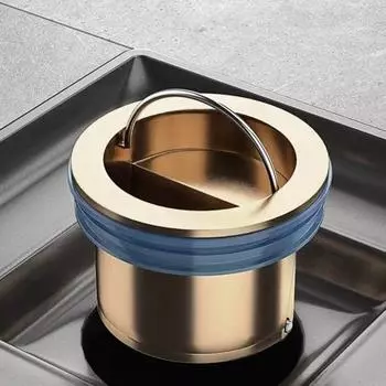 Yousheng Автоматический сливной сердечник для пола, антизапах, антипротечка, быстрый слив, защита от насекомых, быстрый слив, решетка для пола жёлтый